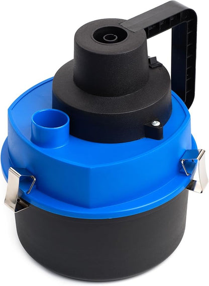 Ideas In Life 12 Volt Wet/Dry Auto Canister Vacuum Perfect for Car, Auto, Truck, Van, or Vehicle. Low Powered 12 Volt Cigarette Lighter Socket. Portable 12V Light Duty Vac