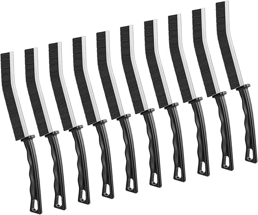 10pcs Crevice Cleaning Brush, Hard Bristle Crevice Cleaning Brush，Household Cleaning Brushes, Gap Cleaning Brushes for Toilet, Bathrooms, Kitchens, Bathtub, Sink, Windows