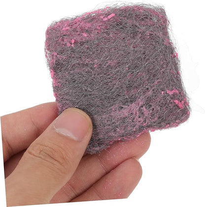 10 Pack Stainless Steel Scrubbers Heavy Duty Cleaning Sponges for Kitchen Bathroom Grills Pots Pans Durable Steel Wool Utensil Cleaning Pads Easy to Rinse Wash