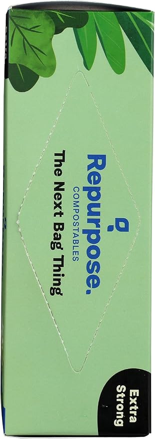 REPURPOSE Compostable 13 Gallon Tall Kitchen Bags, 12 CT