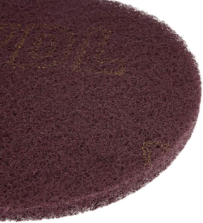 uxcell 5 Inch Scrubber Scouring Pads Drill Scuffing Disc Hoop and Loop Surface Conditioning Disc 8pcs