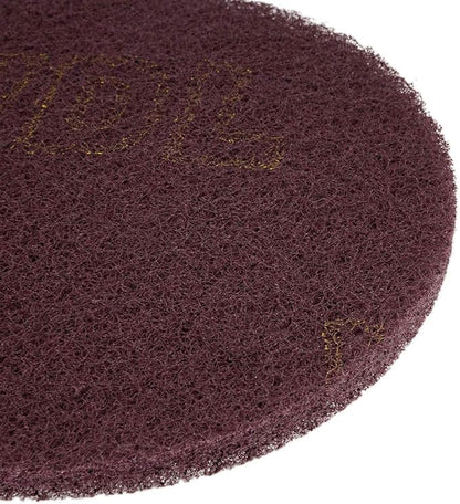 uxcell 5 Inch Scrubber Scouring Pads Drill Scuffing Disc Hoop and Loop Surface Conditioning Disc 8pcs