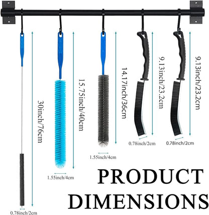 Dryer Vent Cleaner Kit - Long Dryer Vent Cleaning Brush, Dryer Lint Cleaner Remover Refrigerator Long Coil Cleaning Kit - Appliance Brush - AC Cleaning Brush Set for Household Tools