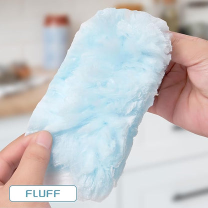 40 Count Duster Refills for Swiffe Duster,360° Heavy Duty Duster Refills, Disposable Microfiber Duster for Cleaning Dusting Furniture Blind Ceiling Fan (40 Count Refills+2 Handle)