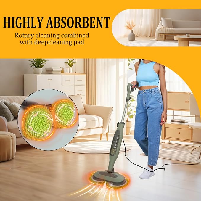 S7000 Replacement Steam Mop Pads for Shark S7001 S8201 S7000AMZ S8001 S7000 S7001TGT S7005 S7020 steam and Scrub mop Frosted Pad with Serrated Locator Ring（6Pack） (Gray)