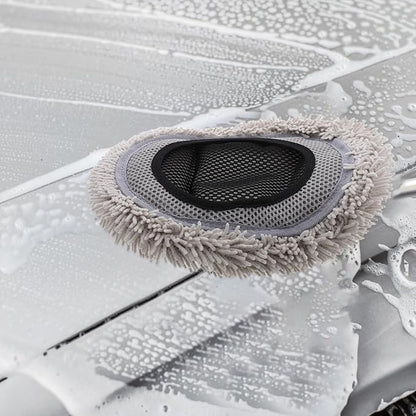 ULTECHNOVO Car Wash Mop Head Replacement Soft Chenille Scratch Proof Brush Cover for Auto Detailing Supplies Truck Rv SUV Boat Cleaning Accessories