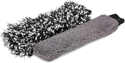 Detail Factory - Wheel Brush Kit with Interchangeable Microfiber Covers - Ultra-Soft Cleaning, Washing and Detailing Wheels, Tires, and Rims - Octane Riptide