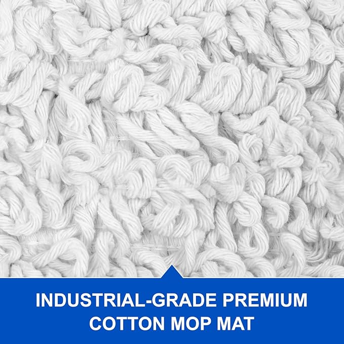 36" Dust Mop Replacement Pad: 2 Pack Fit 36" Commercial Dust Mop/Broom - Durable Thick Washable Cotton Dry Mop Head for Hardwood Tile Schools Offices Industrial Cleaning（ B0FMYK8YZ7）