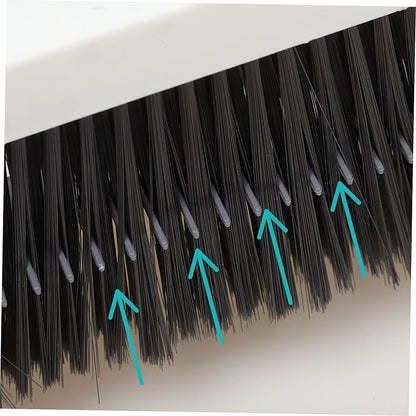 Dustpan and Broom Set Brush for Home Cleaning Long Handle Broom Kit Comfortable Sweep Decorative Brush