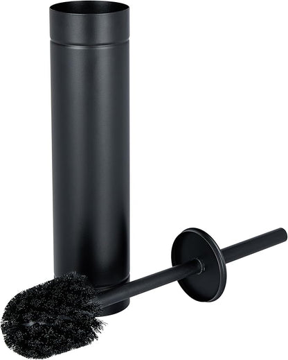 Bath Bliss Toilet Brush with Weighted Base | Slender Design | 360 Degree Brush | Bathroom Cleaning | Black