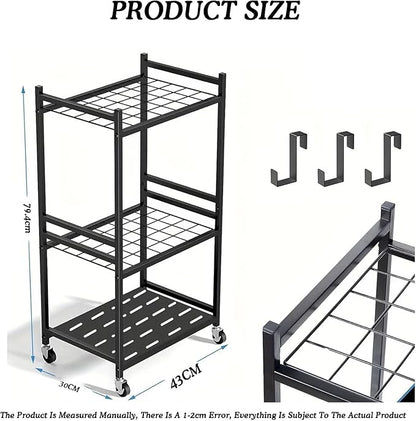 Heavy Duty Garage Tool Storage for Yard,Broom Holder,Freestanding Organizers and UP to 35 Tools
