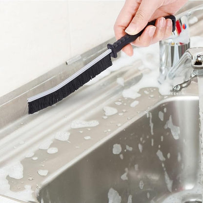 3Pcs Hard Bristle Crevice Cleaning Brush - Grout Cleaner Brush, Gap Cleaning Tools, Effective Tile Cleaning Brush for Household, Floor, Grout Lines, Tile, Flower Pots, Kitchen, Home Essentials Brush