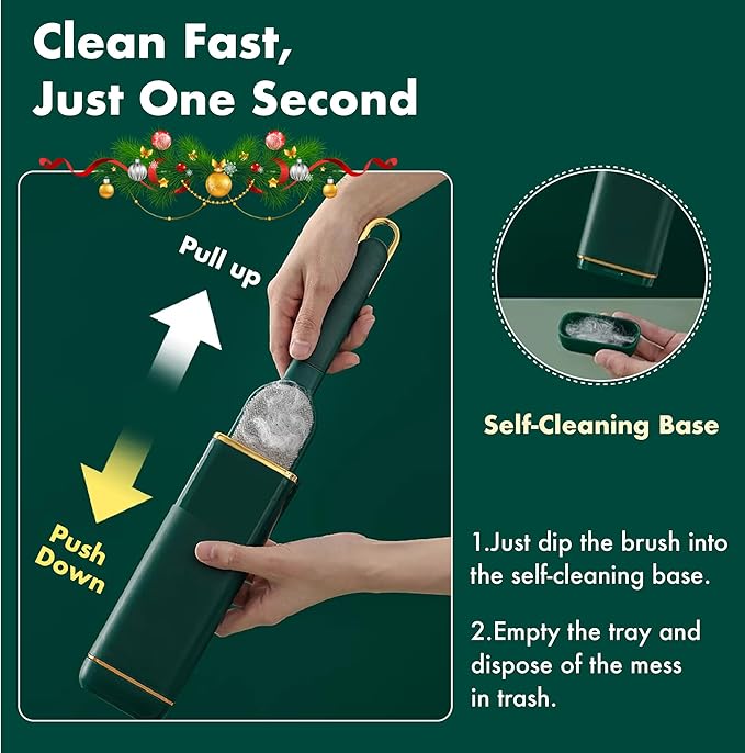 Reusable Pet Hair Remover for Clothes, Couch & Bedding, Self-Cleaning Lint Brush for Dog & Cat Hair