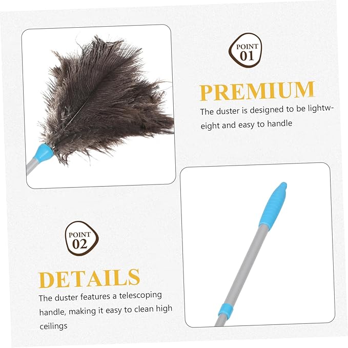 MAGICLULU Extendable High Ceiling Telescoping Duster for Chandeliers Soft Dusting Wand