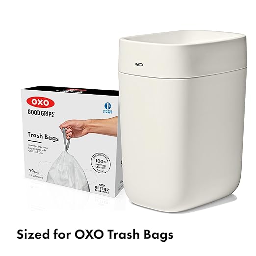 OXO Good Grips Trash Can, Bathroom Trash Can