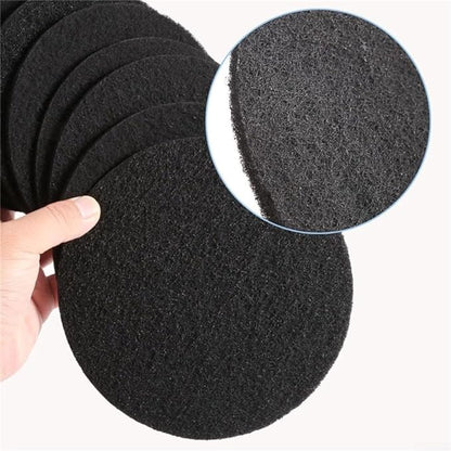 8pcs Filters Round Indoor Kitchen, Compost Bucket, Activated, Charcoal Filters(184 * 10mm)