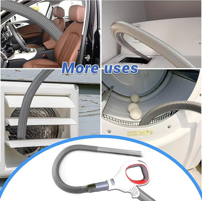 Dryer Vent Cleaner Kit for Shark NV350, NV351, NV352, NV353,NV360,NV500, NV501 Vacuum Attachment with Dryer Lint Brush and Hard Bristle Crevice Brush for Dryer Vent Replacement Parts