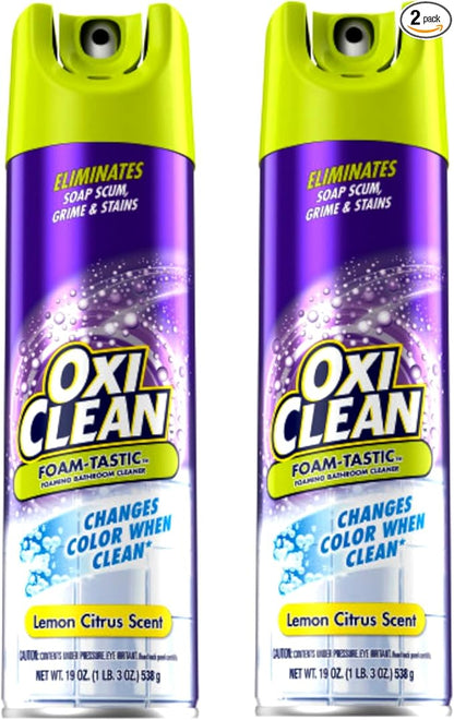 Kaboom with OxiClean Foam-Tastic - Citrus - 19 oz - 2 pk