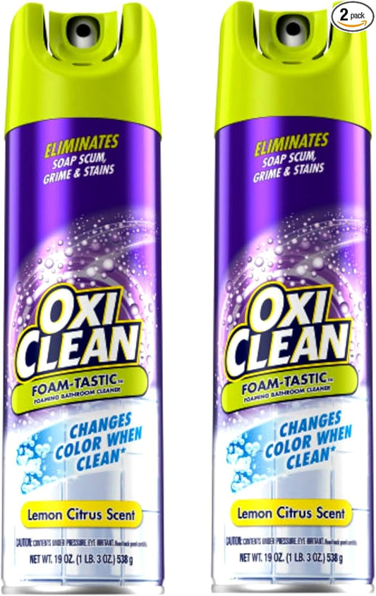 Kaboom with OxiClean Foam-Tastic - Citrus - 19 oz - 2 pk