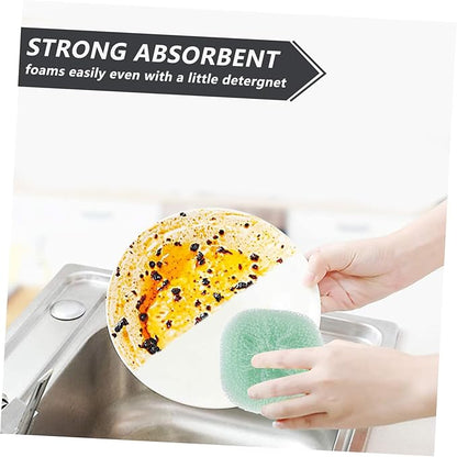 FOMIYES 12pcs Multi-Functional Household Cleaning Balls for Kitchen and Dish Washing Scouring Balls Break Resistance Random Colors Material for Pots and Bowls