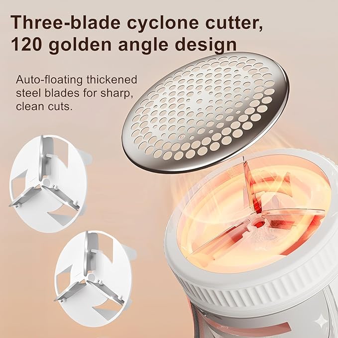 Only Compatible with Beautural Fabric Shaver Replacement Blades,3-Leaf Blades Only Fit for BEAUTURAL Fabric Shaver and Lint Remover Standard 3-Leaf Blades Aqua and Gray Model.