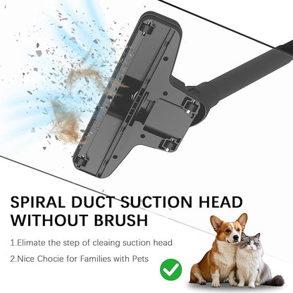 KEROMEE Cordless Vacuum Cleaner Lightweight Hand-held Stick Vacuum Small Vacuum for Hard Floor Car Pet Hair BW118