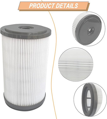 P770 Vacuum Filter Compatible with Ryobi 18-Volt ONE+ 6 Gal Cordless Wet Dry Vacuum Filter 313052002 (2 Packs，Grey)