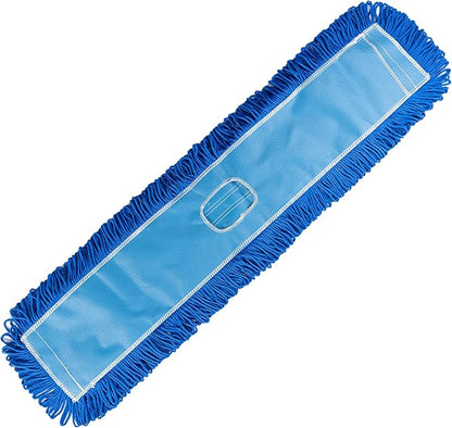 Matthew 36'' Microfiber Loop Dust Mop Washable Commercial&Residential Heavy Duty Mop Head Replacement Premium Absorbent Industrial Dust Mop Refill Pads for Hardwood, Office,Garage and Hotel -1Pack