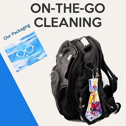 Glasses Cleaning Cloth,Lens Cleaning Cloth For World Classic Art Collection,Glasses Cleaner,Eye Glass Clean Cloths,Double-Sided Clean Clear Microfiber Cleaning Cloths for Glasses,Screens,Camera Lens