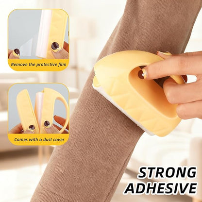 Lint Roller with Washable Sticky Roller Head,Reusable Mini Lint Roller Pet Hair Remover,Portable Lint Remover for Dog,Cat Hair,Clothes,Furniture