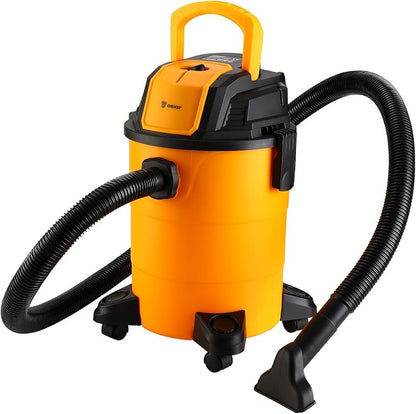 DEKOPRO Shop Vacuum Wet and Dry:4-Gallon 3 Peak HP Portable Shop Vac, Car Vacuum with 6Ft Hose, 10 Ft Cord, Wet Dry Vacuum Cleaner with Filter and Brush Accessories for Homes, Pets, and Cars