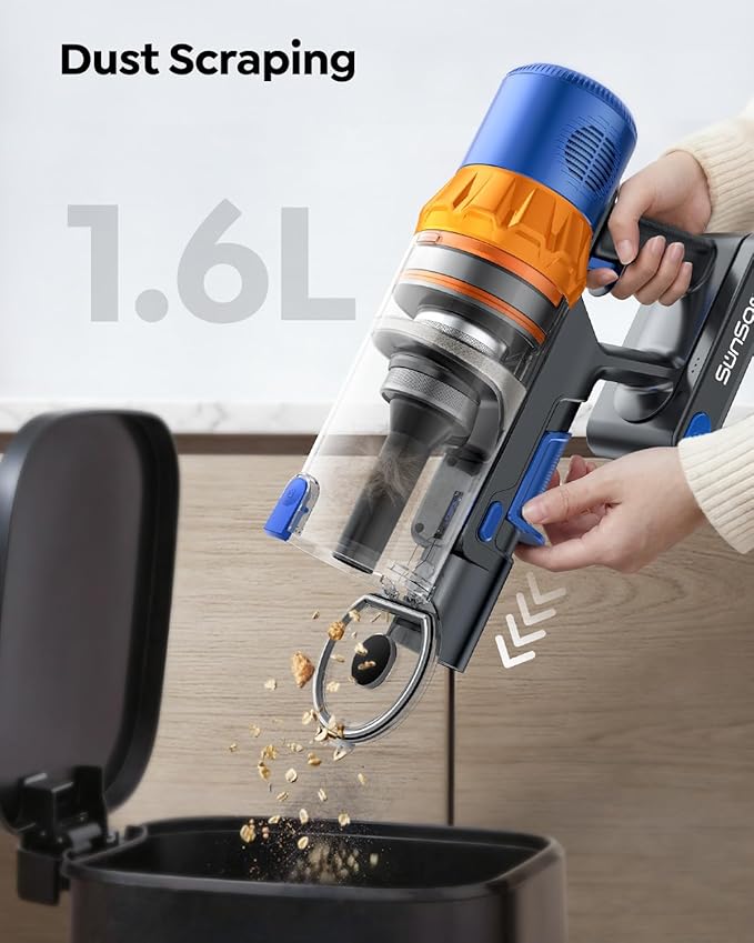 Cordless Vacuum Cleaner, 650W/55KPa/70Mins Stick Vacuum with Bendable Wand, 3.3 ft Hose, Auto Mode, Self-Standing, Aromatherapy, V-Shaped Anti-Tangle Brush for Hard Floor, Carpet & Pet Hair (X13)