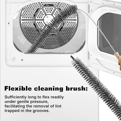 WE03X23881 Dryer Lint Screen Filter Replacement for GE Hotpoint, Fit for GTD42EASJ2WW GTD65EBSJ3WS GTD33EASK0WW GTD42GASJ2WW GTD45EASJ2WS PS11763056, Upgraded Stainless Steel with Cleaner Brush