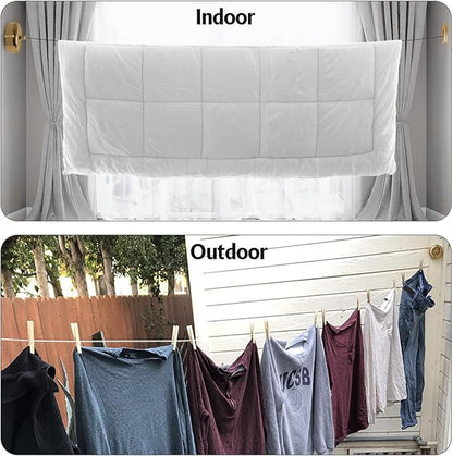 Retractable Clothesline, 304 Stainless Steel Retractable Laundry Line Indoor Heavy Duty Shower Clothesline Clothes Line Wall Mounted Retractable Laundry Line Laundry Accessories(Bronze)