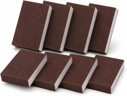 [SJYYLM] Magic Emery Cleaning Sponge, Nano carborundum Sponge Scrub pad Pot Scrubber, Heavy Duty Rust Eraser for Kitchen & Stainless Steel Pans(8 Pack) (8)