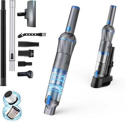 Handheld Vacuum Cordless Cleaner, Compact Powerful Suction And Long Runtime, Lightweight At 1.25lb, Rechargeable Portable Vacuum With One-Touch Empty, Car Accessories Hand Vacuum For Car Home Office