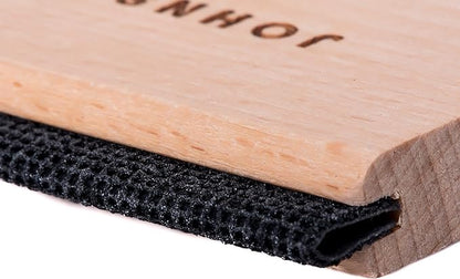 Johnson & Smith Sweater Comb - Double Sided Sweater Shaver Lint Scraper - Easy Grip Cashmere Comb - Multifunction Fabric Clothes Shaver Cashmere Pill Remover - Travel Pilling Remover Brush with Pouch