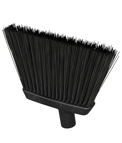Carlisle FoodService Products 4686003 Duo-Sweep Plastic Small Debris Lobby Broom with Handle, 30 Inches, Black