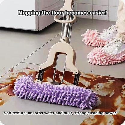 20 PCS Mop Slippers,10 Pairs Mop Socks for Floor Cleaning,Washable Reusable Microfiber Mop Shoes,Mopping Slippers Shoes Cover,Soft Dusting Slippers for Women Men House Office Bathroom Kitchen