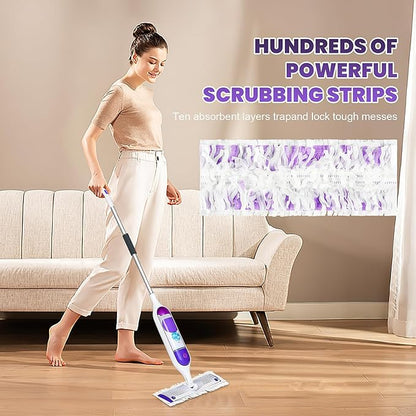 12 Pack Disposable Power Mop Refills Compatible with Swiffer Power Mop, for Swiffer Power Mop Pads, for Floor Cleaning, Unscented & Thickened Pads