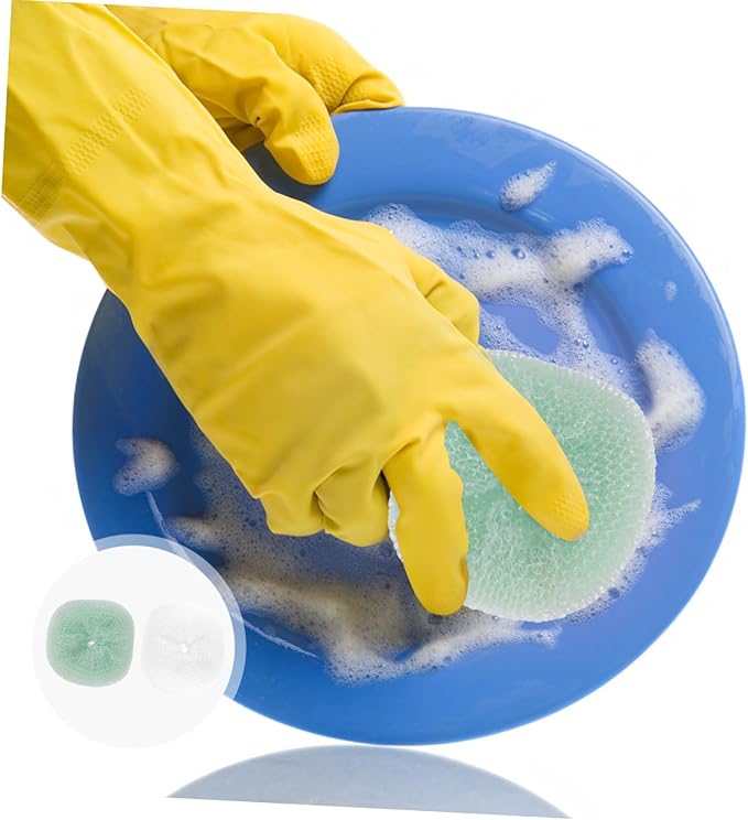 ORFOFE Kitchen Brush Pot Ball Cleaning Balls Tool High Performance Scrubbers for Cookware Cleaning Dishwashing Random Color