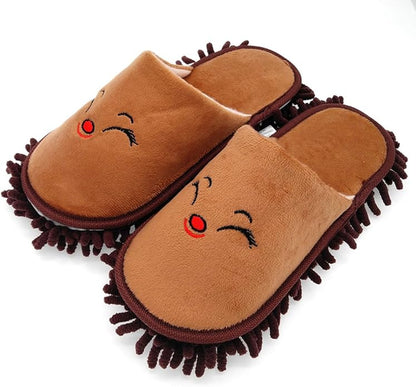 Selric Super Chenille Microfiber Washable Mop Slippers Shoes, Detachable Mopping Shoes, Floor Dust Dirt Hair Cleaner, Multi-sizes Multi-Colors Available