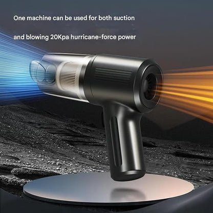 Wireless Handheld Car Vacuum Cleaner Portable Cordless, Vacuum Cleaner with Multi-nozzles, Portable Mini Handheld Wet/Dry Cordless Car Vacuum Cleaner (Gray)