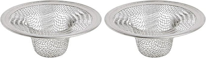 Danco 88820 2 in. Mesh Bathroom Lavatory Sink Strainer, Stainless Steel (Pack of 2)