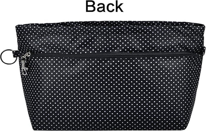 Vercord Handbag Purse Tote Pocketbook Organizer Insert Zipper Closure 11 Pockets 3 Sizes Many Colors