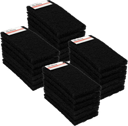 Tile Doctor High-Abrasion Extra Heavy-Duty Scrub Pads 48-Pack YL-F71L-VH3B, Gas Grill, Charcoal Grill, and Blackstone Griddle Scouring Pad, Ideal Dish Scrubber, Shower Scrubber, and Cleaning Sponge