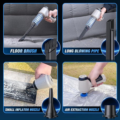 Car Vacuum Cleaner, 15000Pa Handheld Cordless Rechargeable Wet & Dry Vacuum, 120W High Power for Car, Pet, Home, Office Cleaning, Washable HEPA Filter, Multi-Nozzles 01