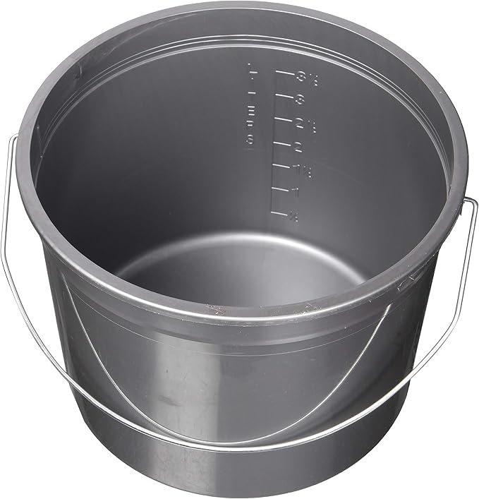 Encore Plastics 01605 Promotional Pail, 5 Quart, Silver