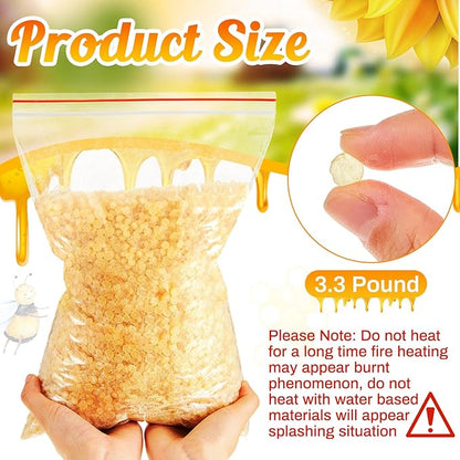 Threlaco 1.1 Pound /500G Pine Resin for Beeswax Wraps, 17.6 oz Pine Rosin for Making Beeswax Food Wraps Good Grip and Performance Ideal for Musicians Athletes Dancers and DIY Projects