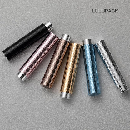 Lulupack Travel Perfume Bottle Refillable - Cologne Spray Atomizer Mini - Small Travel Size Empty Sprayer for Refill Sample Container - Portable Fragrance Decant Dispenser for Women Men 8ml 6PCS Sleek